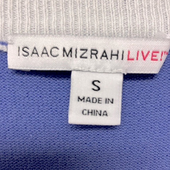 Isaac Mizrahi, cardigan, periwinkle blue, S. - Picture 3 of 6